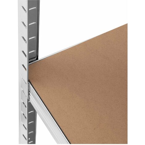 Étagère de Rangement modulable - 90 x 180 cm - 875 kg max - 5 niveaux - 30 cm - Bois