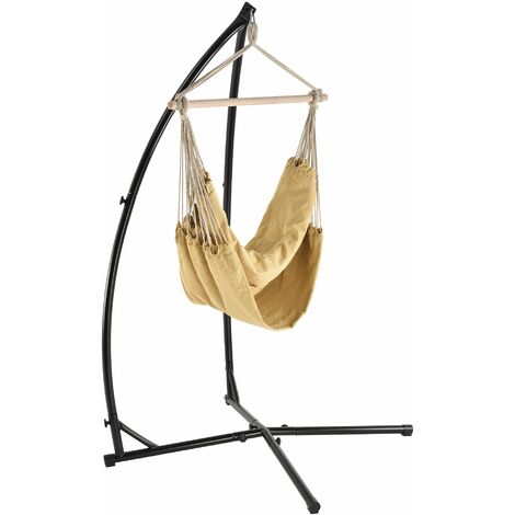 Support Pour Fauteuil Suspendu – Cadre Métal Réglable 195-235 Cm, Charge 150 Kg, Intérieur/extérieur - 8