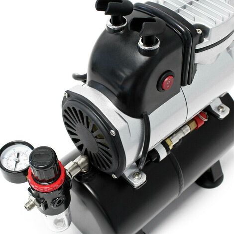 Compresseur Aérographe Paasche D3000R 1/5 HP Avec Réservoir - Kit Complet Avec Régulateur Et Piège à Humidité