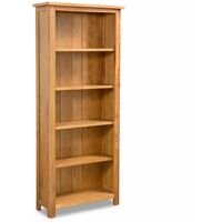 Étagère armoire meuble design bibliothèque 140 cm bois de chêne massif