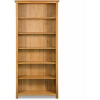 Étagère armoire meuble design bibliothèque 180 cm bois de chêne massif