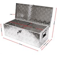 Boîte En Aluminium 80,5 X 22 X 22 Cm Argenté - Leroy Merlin