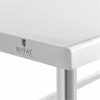 Table de travail acier inoxydable plan de travail en inox plan de travail table de travail cuisine 120 x 60 cm 91 kg pro | Leroy Merlin