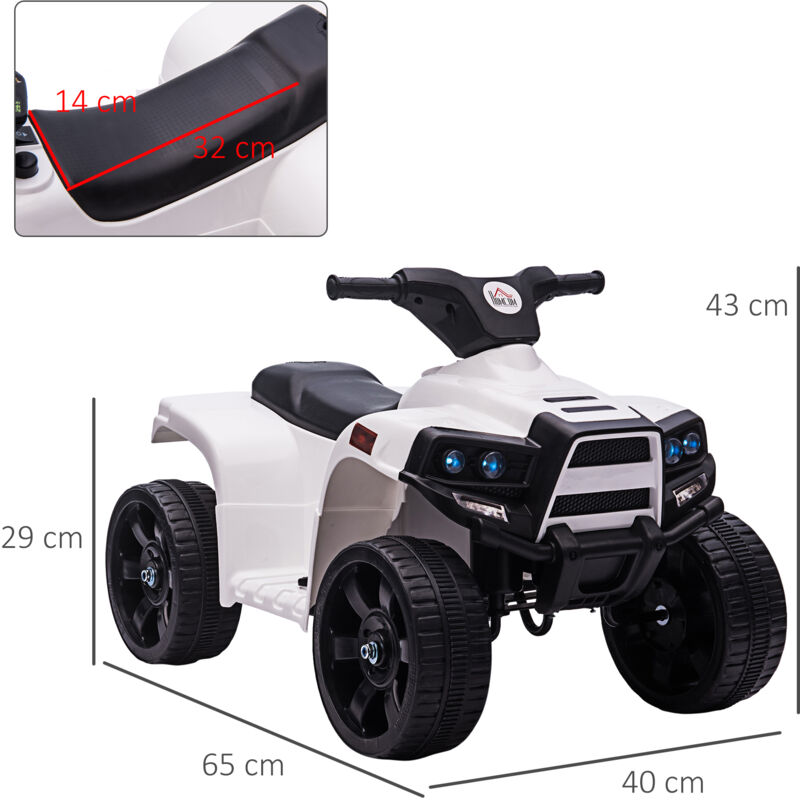 HOMCOM Mini Elektro-Quad, Für 18 Bis 36 Monaten, M Produktbild-Vorschau 7