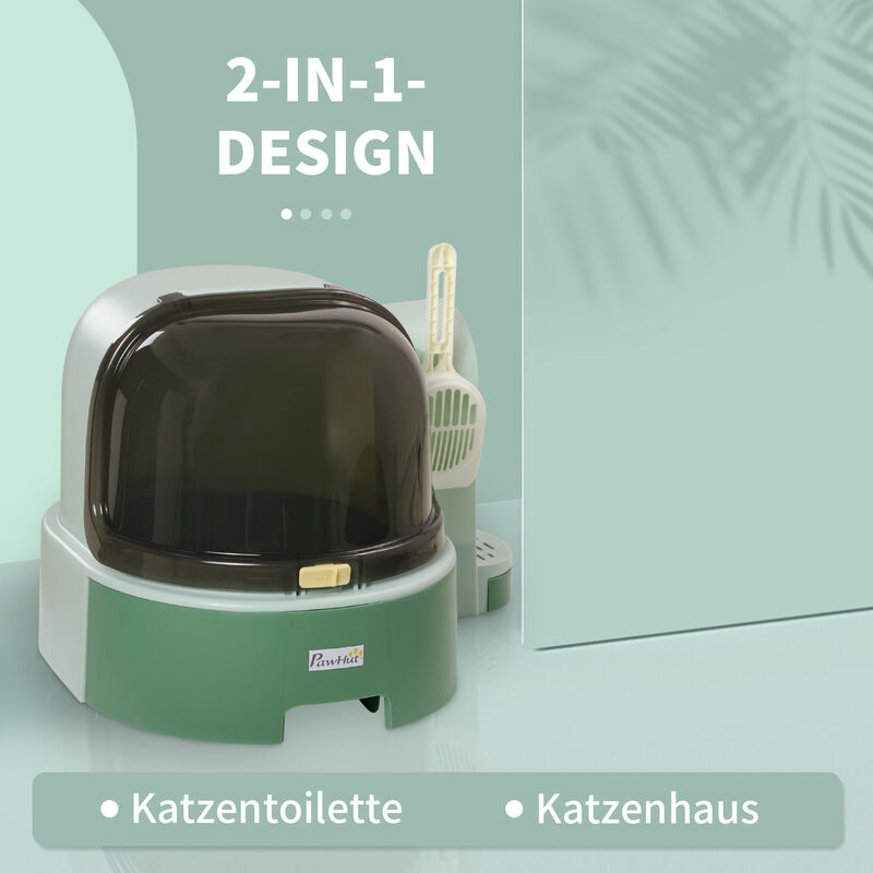 Faltbare Katzentoilette Mit Deckel – Wasserdicht & Leicht | 40,6 X 30,5 X 15,2 Cm | Reißverschluss-Tasche | Perfekt Für Reisen Oder Zuhause