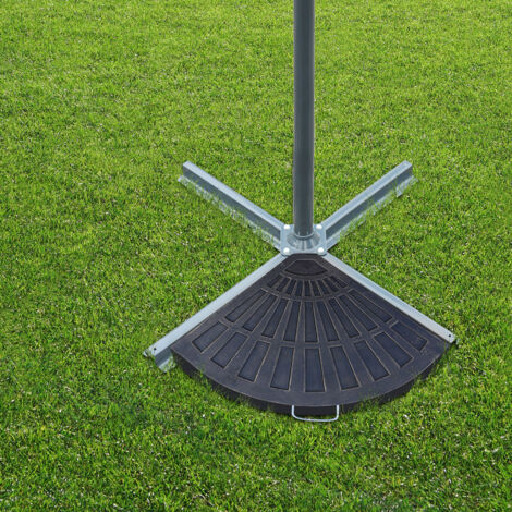 Outsunny 2tlg. Set Gewichte für Sonnenschirmständer Platten