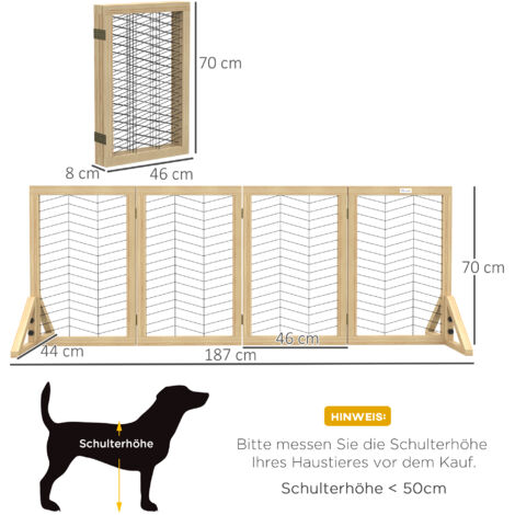 Holz Raumteiler 90cm - Tragbarer Sichtschutz Für Garten, Terrasse & Wohnung