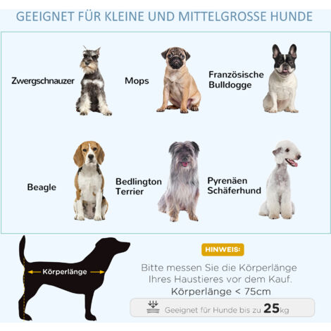 PawHut Hundekäfig, Haustierkäfig, Klappbare Hundehütte für kleine und mittelgroße Hunde, Hundebox mit Doppeltüren, Rollen, Hundehaus, Stahl, Schwarz, 94 x 58 x 78 cm