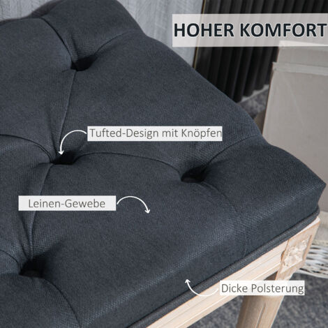 HOMCOM Polsterbank Sitzbank Truhenbank Produktbild-Vorschau 4