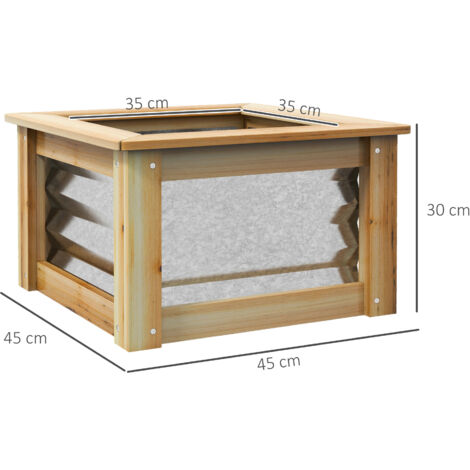 SUNYRISY Hochbeet Aus Metall Mit Schutznetz - Ideal Für Gemüse, Kräuter & Blumen | Inklusive Abdeckung & Sichtfenster