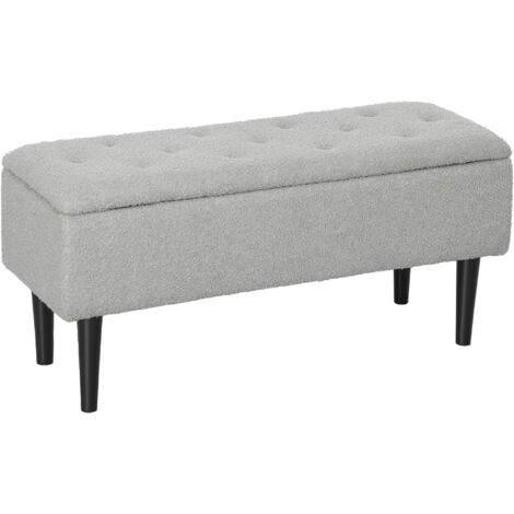 HOMCOM Sitzbank Polsterbank in Samtoptik, Bettbank mit X-Muster, Stahlbeine, Schuhbank für Schlafzimmer, Wohnzimmer, Flur, 100 x 36 x 45 cm, Grün