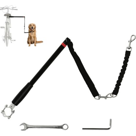 PawHut Fahrradleine fr Hunde Fahrrad Hundeleine Einfache Installation und  Demontage Hundeleine fr Fahrrad, Radfahren, Training, Joggen, Schwarz