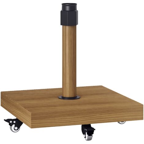 Sonnenschirmständer Schirmständer Mit Rollen - Granit 55 Kg Inkl. 5