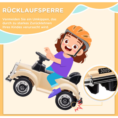 XANNI 4-en-1 Kinder Rutschauto – Trottinette, Bascule, Voiture à Conduire Et Marcheur – EPP Recyclable, Roues 360° – Dès 12 Mois – Bleu