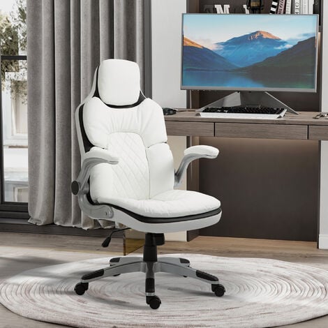Vinsetto Bürostuhl ideal für Sitz und Stehplätze mit Armlehnen schwarz 