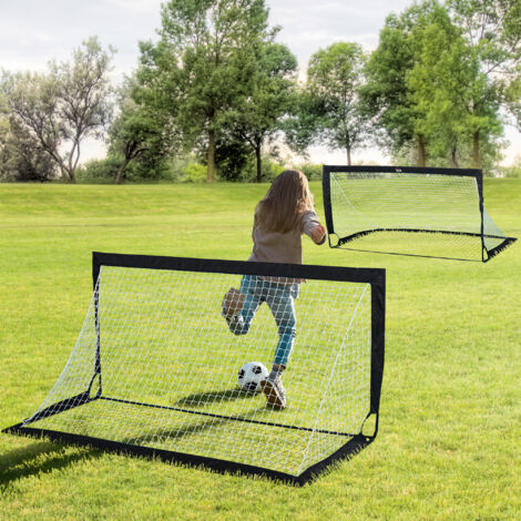 Fußballtor 2er Set faltbar 183 x 90 x 90 cm Fussballtor mit