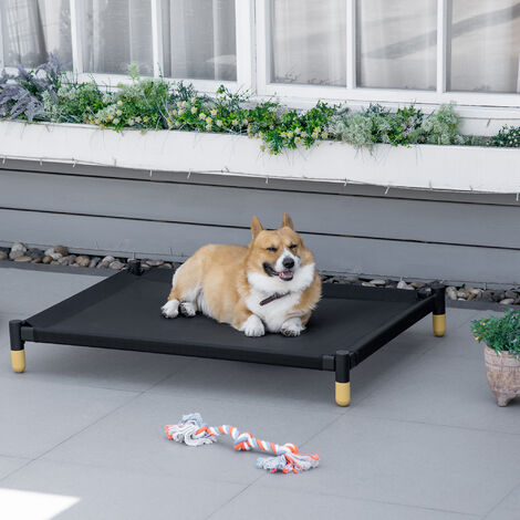 PawHut Hundebett Für Mittelgroße Hunde – Anthrazit, Weich, Waschbar, Rutschfest