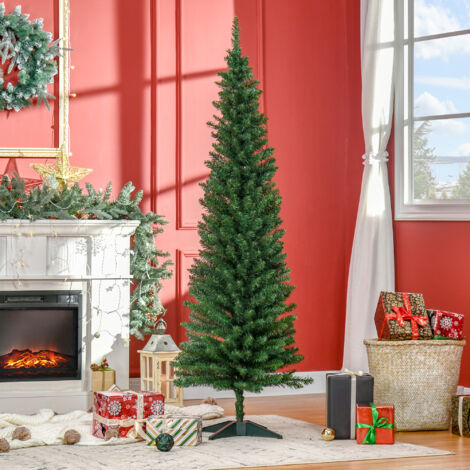 HOMCOM Künstlicher Weihnachtsbaum Mit Leuchte, 180 Cm Kunsttanne
