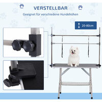 Produktbild von Yaheetech Klappbarer Hundeschertisch Mit Untenablage, Hunde