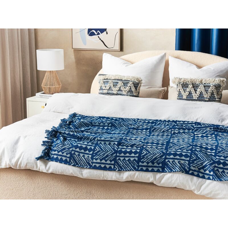 Manta De Sedalina 220x240 Cm Azul - Acomoda Textil. con Ofertas en