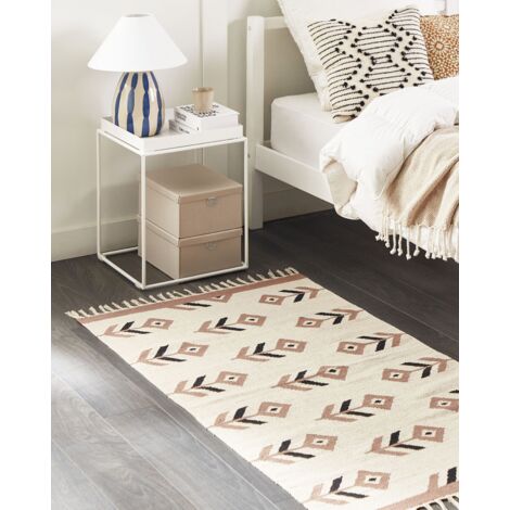 Alfombras Lavables Para Dormitorio 90 X 150 Cm Color Beige