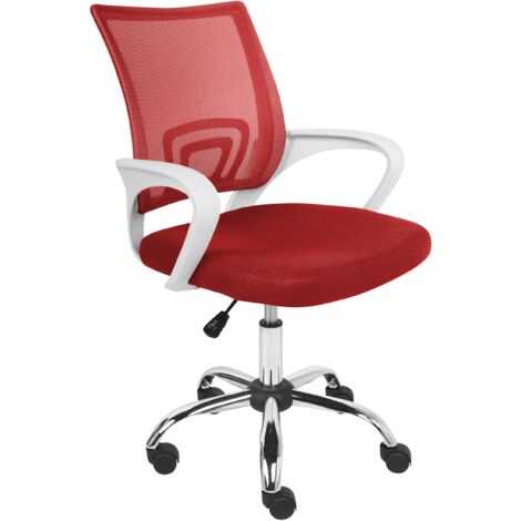 Furniture Of America Leanne – Juego De 2 Sillas Giratorias Ergonómicas De Malla Ajustable De Altura Ajustable Y Metal Con Ruedas Para Oficina En