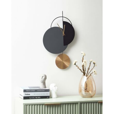 Reloj de pared decoración colgante 32 x 60 cm diseño moderno