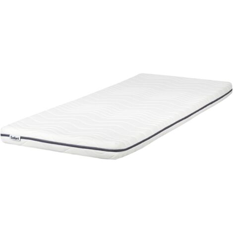 Colchón de espuma viscoelástico blanco funda extraíble con cremallera 90 x 200 cm Petite (1/5)