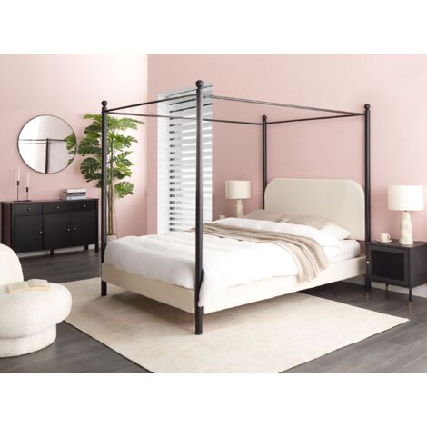 Marco Para Mosquitera Marco De Cama Con Dosel De 4 Esquinas De Acero Inoxidable Para Cama De Mosquitero, Soporte Para Cama Twin/Twin XL/Full/Queen/King/California King Mosquitera Tienda Campaña