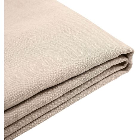Funda para estructura de cama 120 x 200 cm funda adicional de tela tapicería extraíble beige Fitou