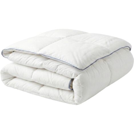 Edredón Nórdico De Lujo Con Mezcla De Pluma Y Plumón De Pato - 13.5 Tog, Calidad Hotelera, Blanco, Lavable A Máquina