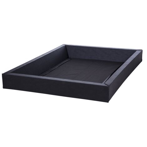 Bastidor de espuma estructura cama de agua doble dormitorio negro 180 x 200 x 20 cm SIMPLE