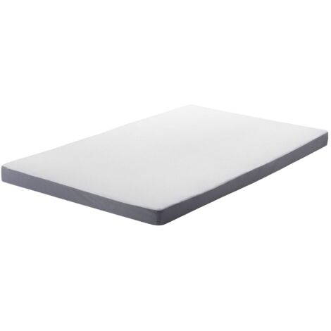 Colchón de poliéster blanco funda extraíble con cremallera 90 x 200 cm Piccolo (1/5)