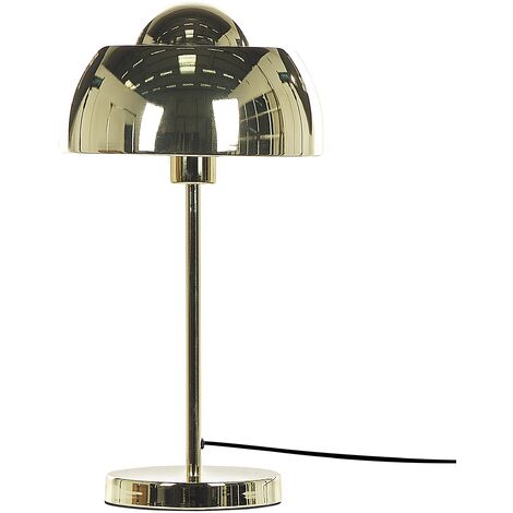 Lámpara de mesa 24cm de metal y cristal 20W E14 Con interruptor táctil