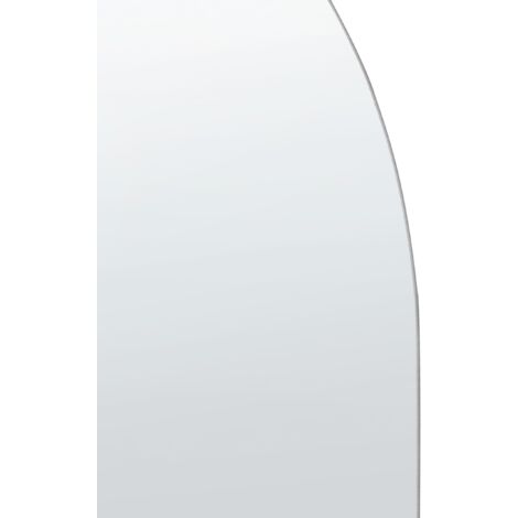 Espejo de pared de vidrio plateado 40 x 60 cm PESMES 