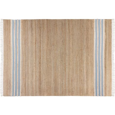 ALFOMBRA LANA Y YUTE BEIGE 160X230