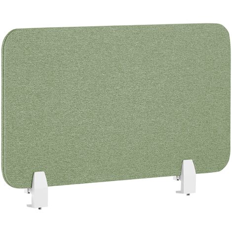 Panel separador verde claro 72 x 40 cm poliéster PET pantalla acústica Wally (1/5)