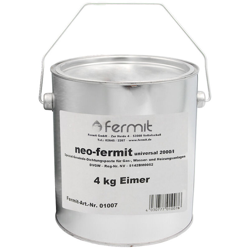 Neo Fermit 4 kg Eimer Gewinde Dichtungspaste Gewindedichtmittel