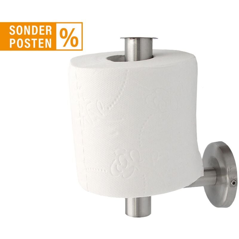 Edelstahl Toilettenpapierhalter WC Rollenhalter Klopapierhalter Wand Bad Klo