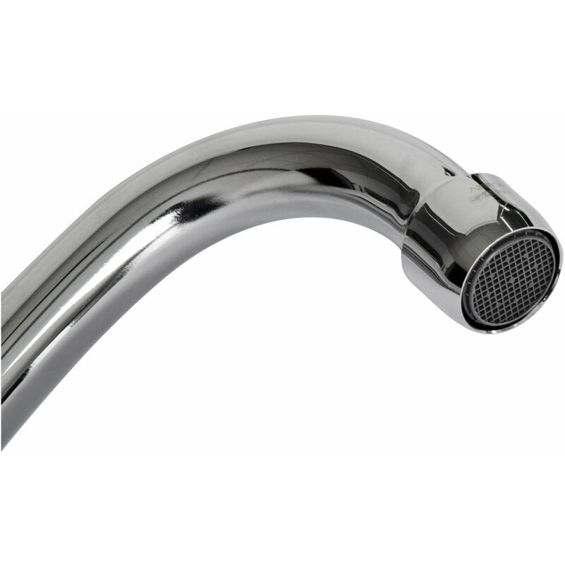 Auslauf für Wandarmatur Schwenkhahn Schwenkauslauf gerade 19cm lang Chrom 