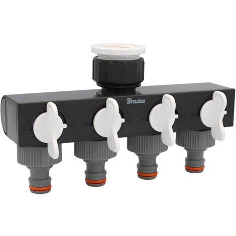 4-Wege-Verteiler mit Ventilen Bradas WHITE LINE (1/5)