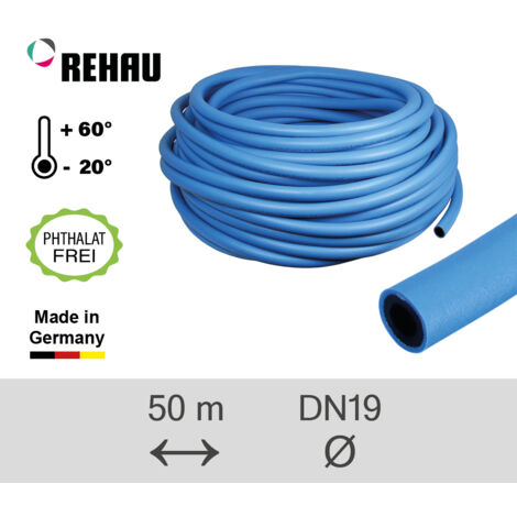 PVC Industrieschlauch Raufilam Slidetec soft Innen-Ø 19,4 mm Außen-Ø 26,8 mm Länge 50 m blau