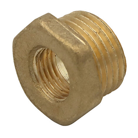 Rohr Reduzierstück 1/4" IG auf 1/2" AG Messing Gewinde Fitting