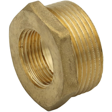 Messing Reduzierstück 3/4" IG auf 1 1/4" AG Reduzierung Übergang