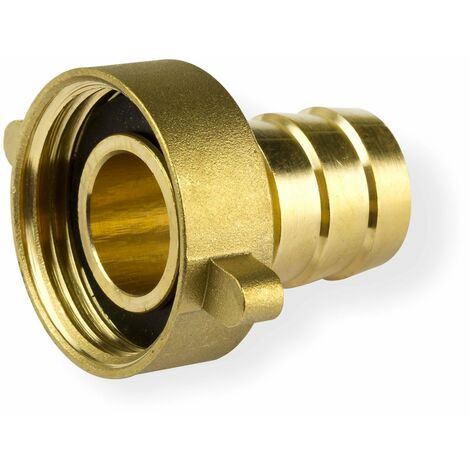 Messing Schlauchverschraubung 1"Gewinde & Schlauchgröße 3/4"