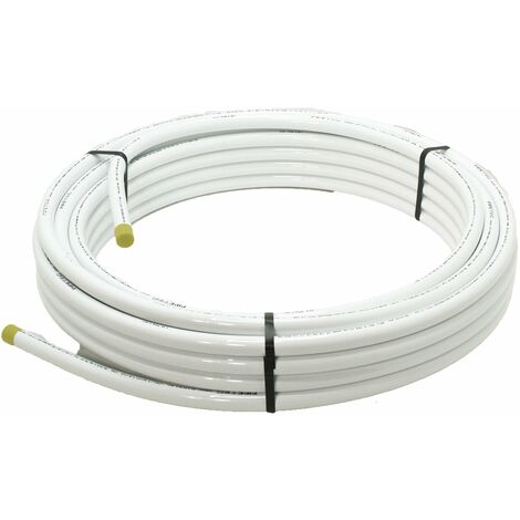 Aluverbundrohr 16x2 mm 100m Mehrschichtverbundrohr weiß Verbundrohr
