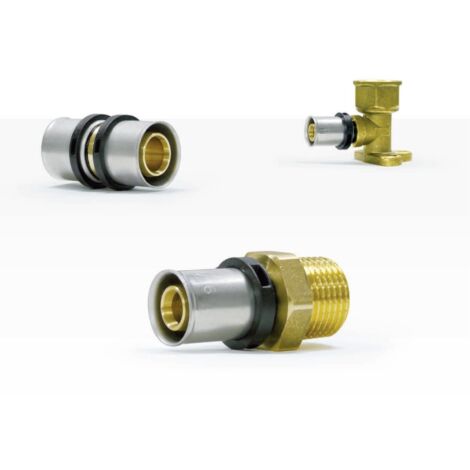 Pressfitting Übergang 16x2 mm - 3/4 Zoll IG TH Kontur Verbundrohr