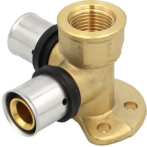 Wandscheibe Wandwinkel Montiert Doppelt TH Mehrschichtrohr PIPETEC Pressfitting Wandscheibe Wandwinkel Montiert Doppelt TH Mehrschichtrohr PIPETEC Pressfitting