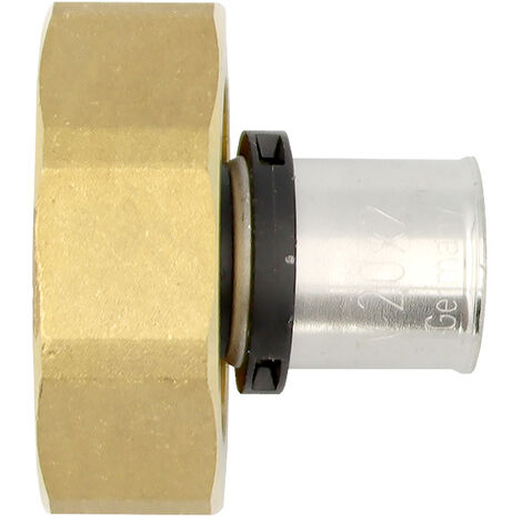 Pipetec Pressfitting Verschraubung Übergang 20x2 mm 1 1/2 Zoll IG TH