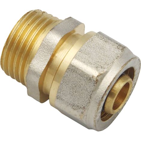 Schraubfitting Übergang Kupplung 16x2 mm 1/2 Zoll AG Verbundrohr